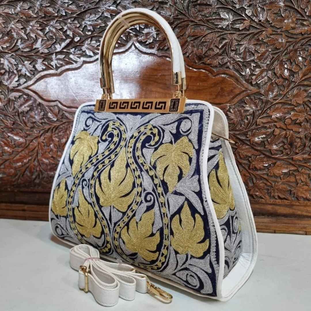 Aari Embroidery Designer Handmade Handbags